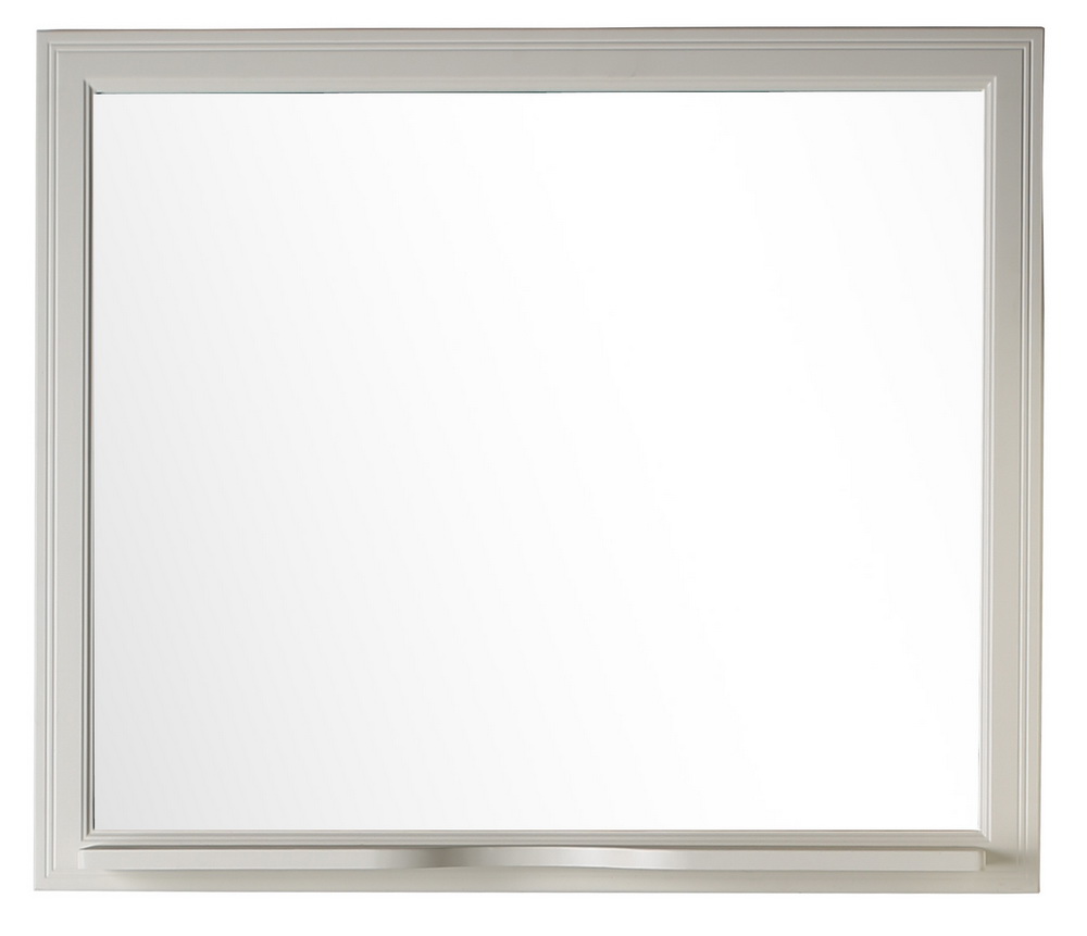 Зеркало белое Монте 80 с полочкой