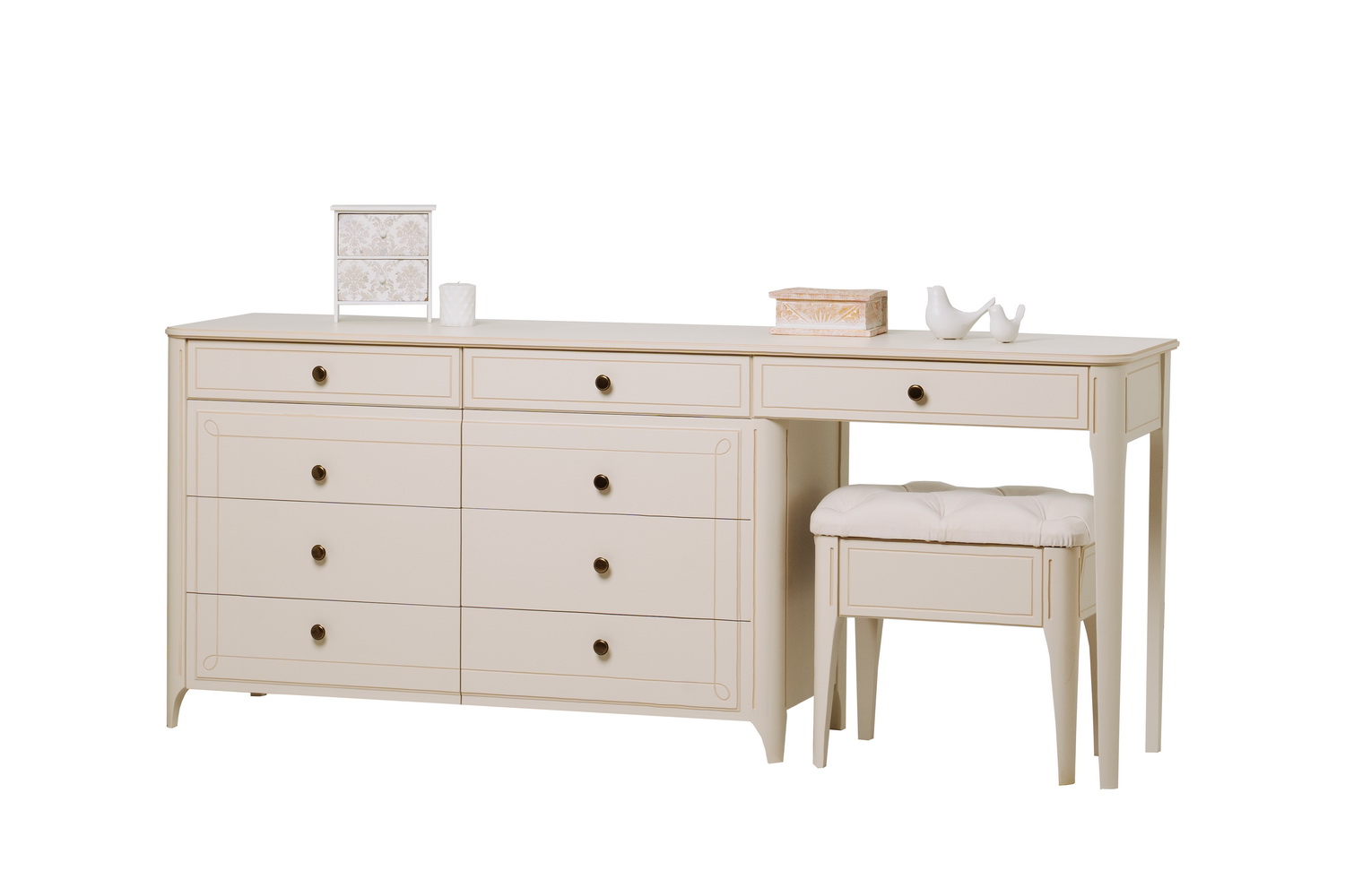 Комод-стол 9 ящиков Бетти №2