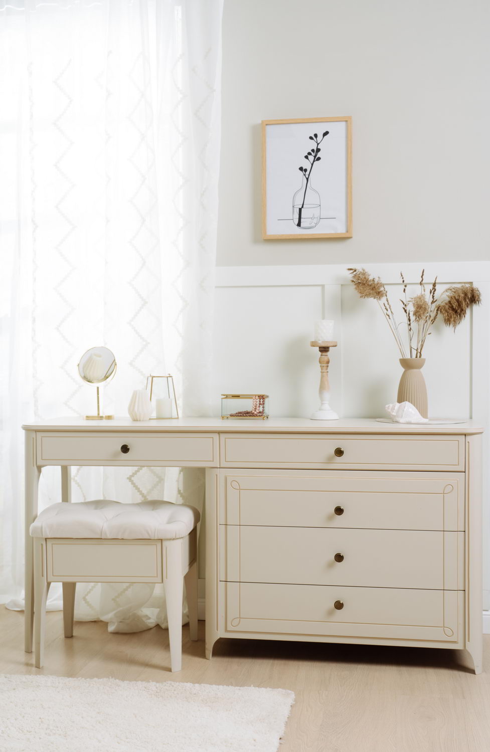 Комод-стол 4 ящика Бетти №1