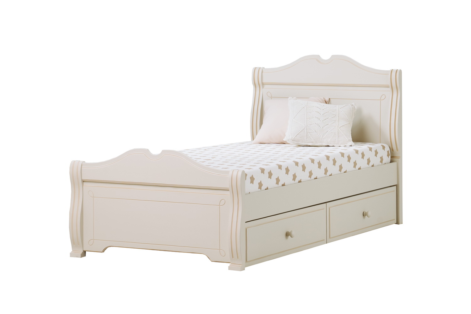 Кровать 2 ящика односпальная Бетти №28 1200х2000