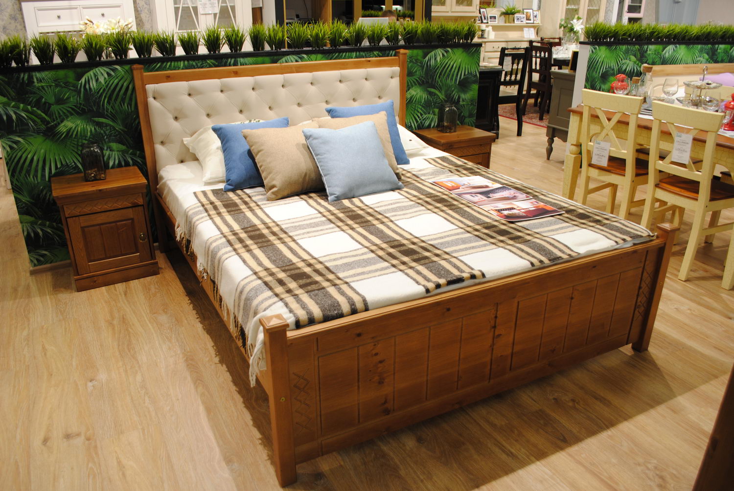 Кровать Дания 1 с мягким изголовьем 1400х2000