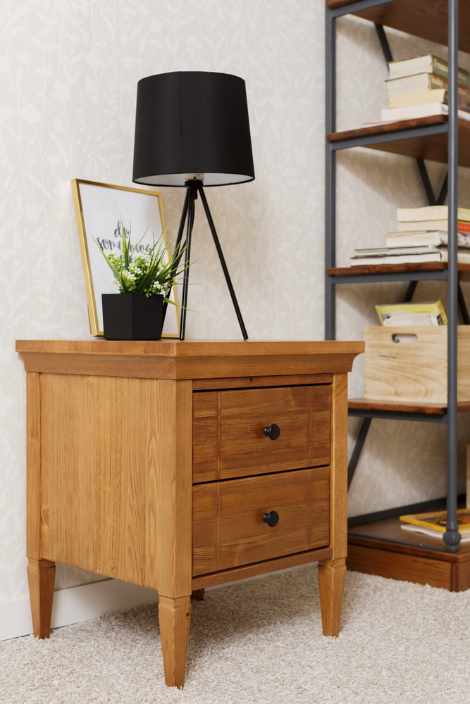 Тумба с ящиками массив сосны Дания №7