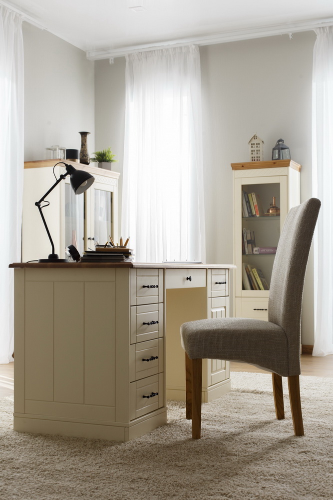 Стол письменный с 6 ящиками Дания №3