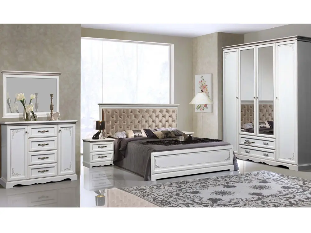 Кровать Ловелла 1600х2000 с мягким изголовьем ГМ 8804