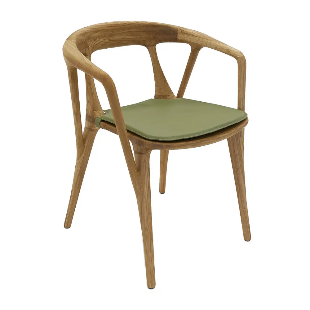 Стул из дуба Винара мягкий кожа