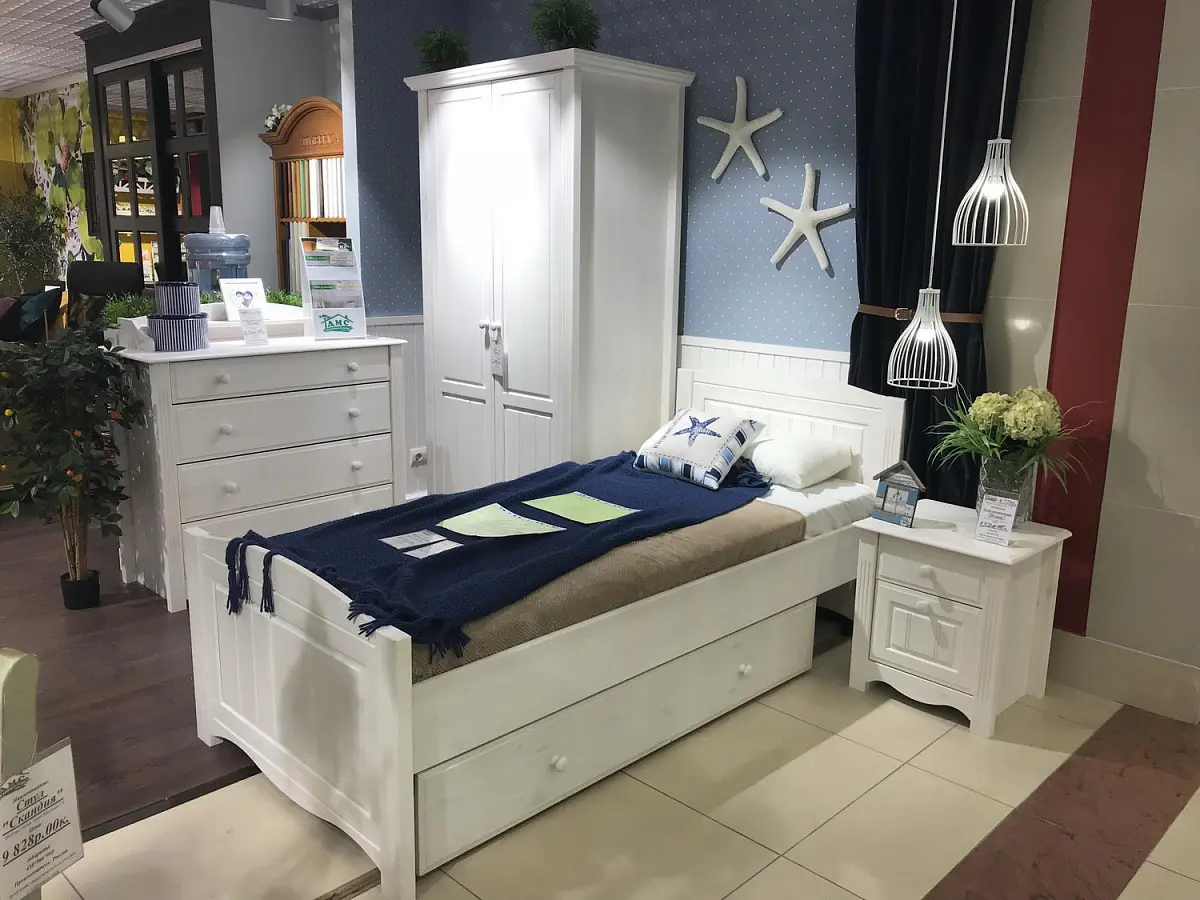 Кровать Милано 90*200 с 1 ящиком (выставочный образец)