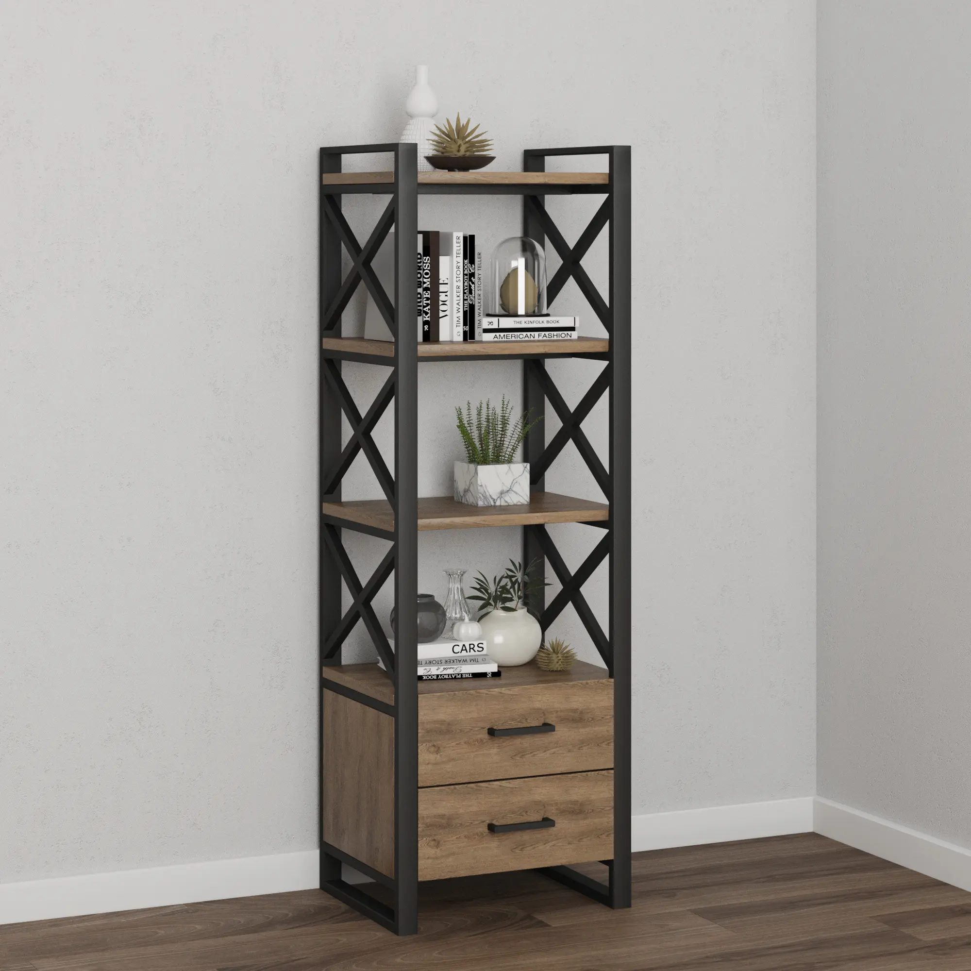 Стеллаж 4 полки  04-07