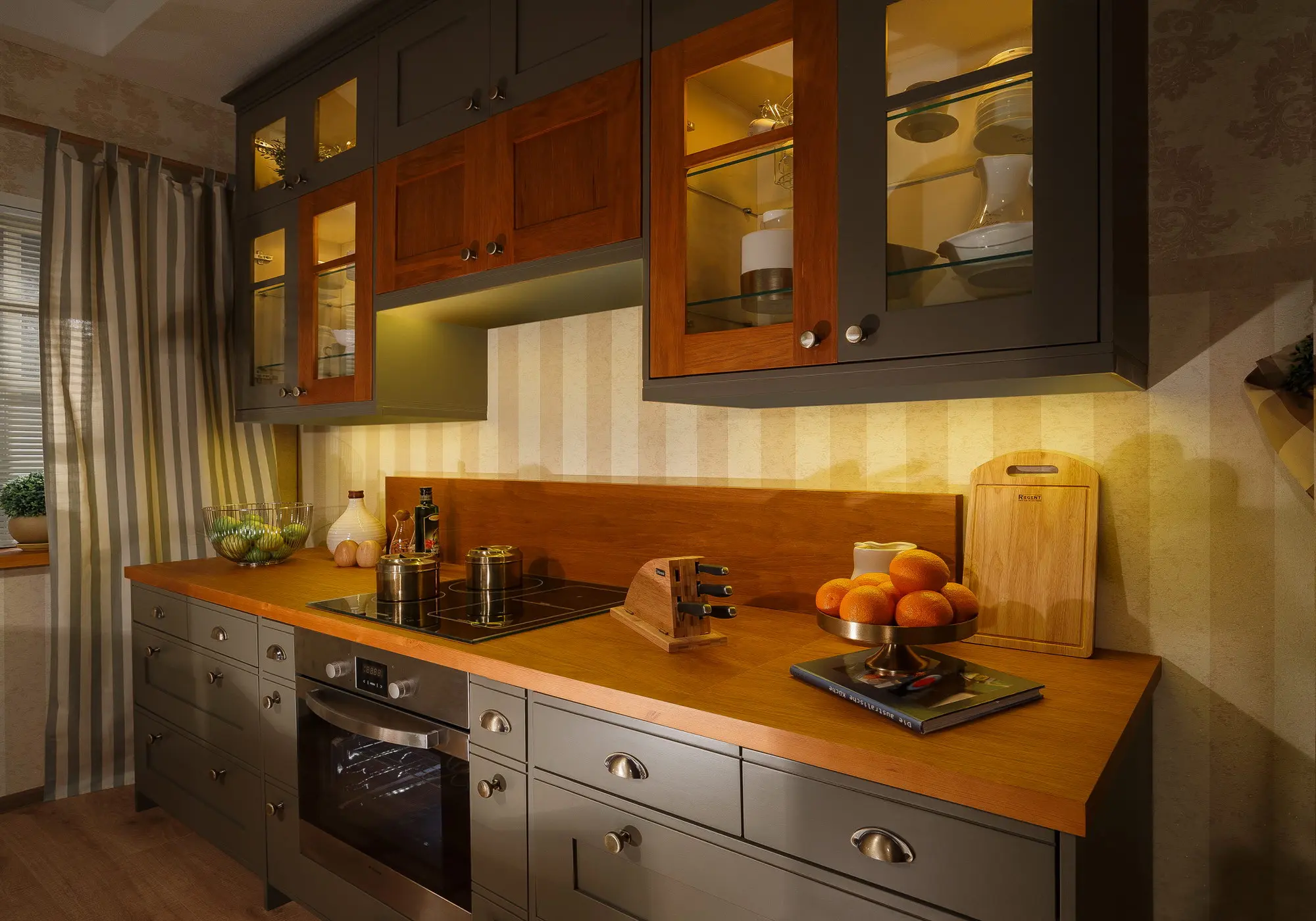   Кухня шпон Финка (цена за п/м)  