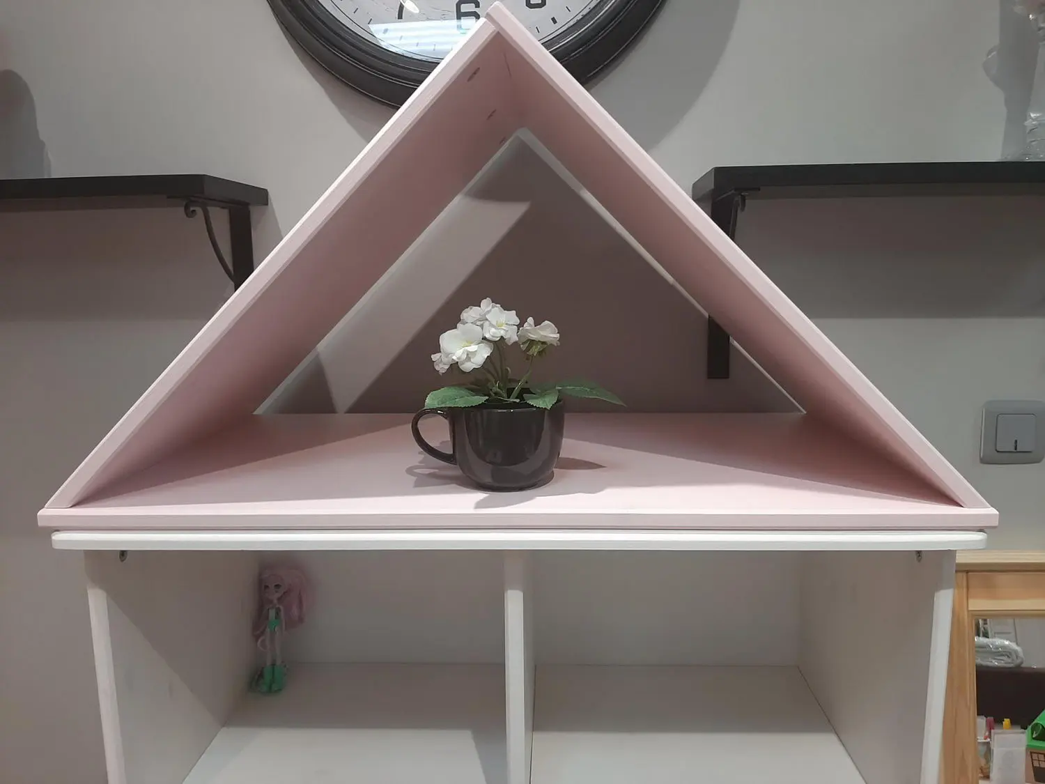 Стеллаж детский с 2 ящиками и 4 полками ТК №17