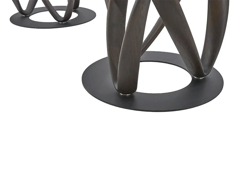 Стол Инфинити овальный стекло двойной 2800