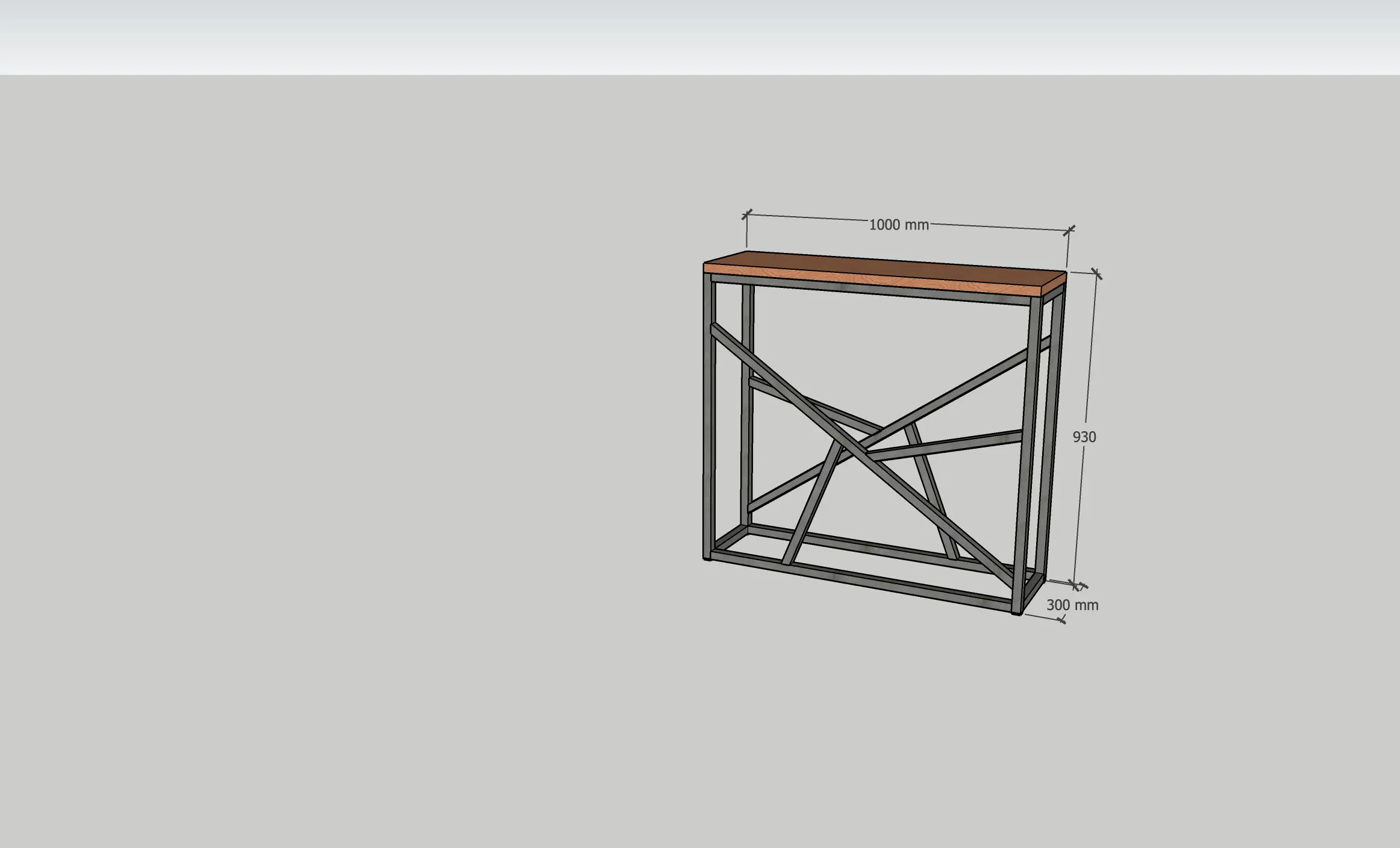 Консоль массив сосны 11-02