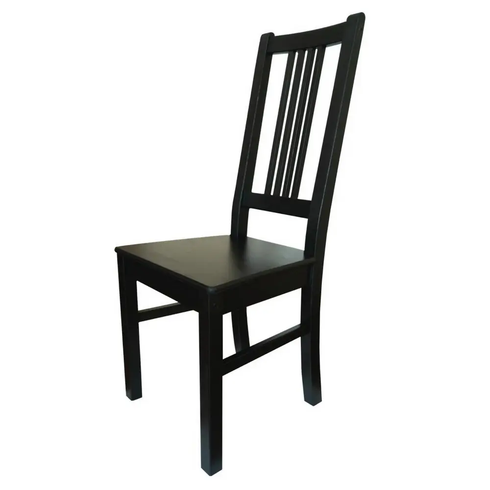 Стул чёрный сосны Карина