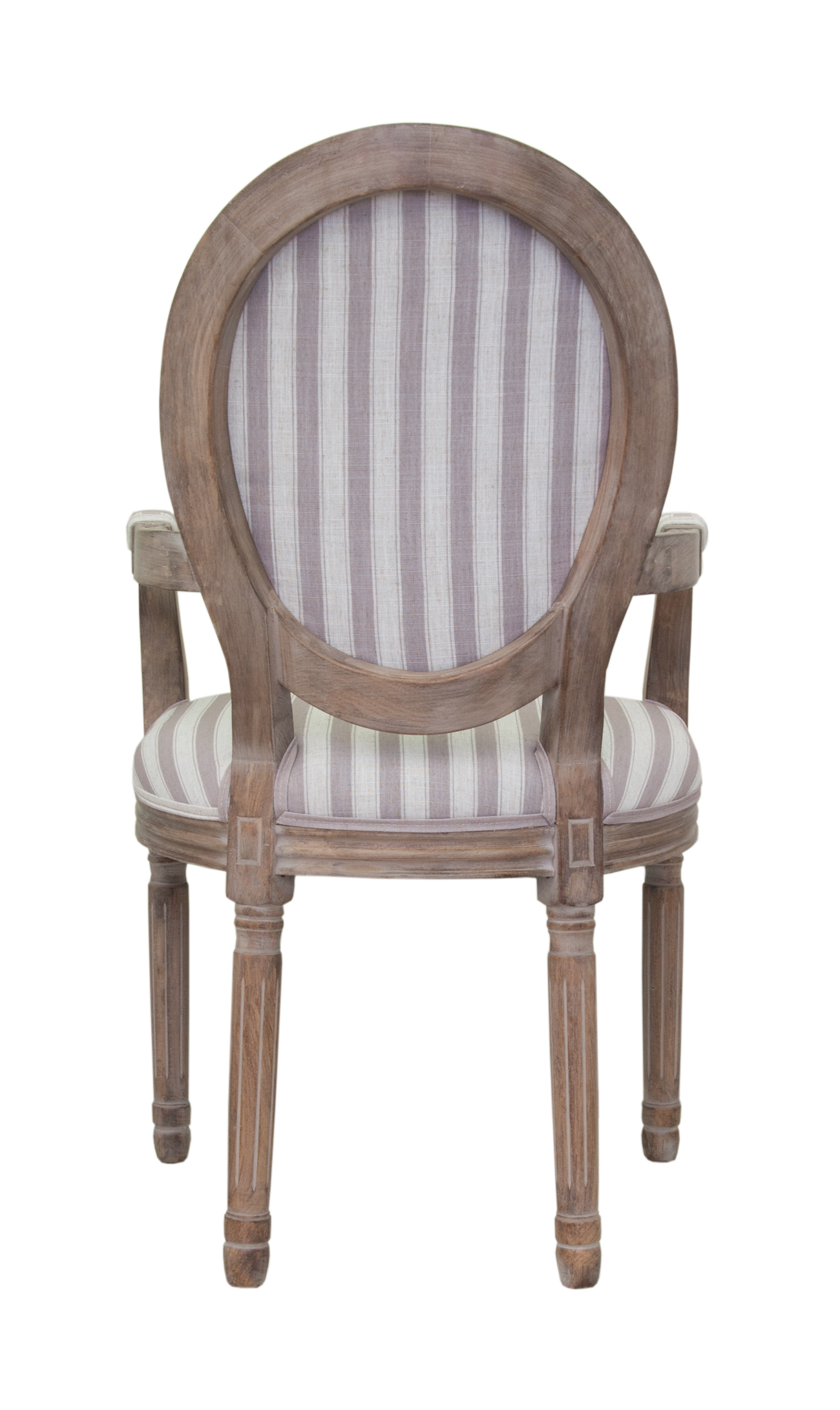 Мягкий стул с подлокотниками Volker Arm Pinstripe
