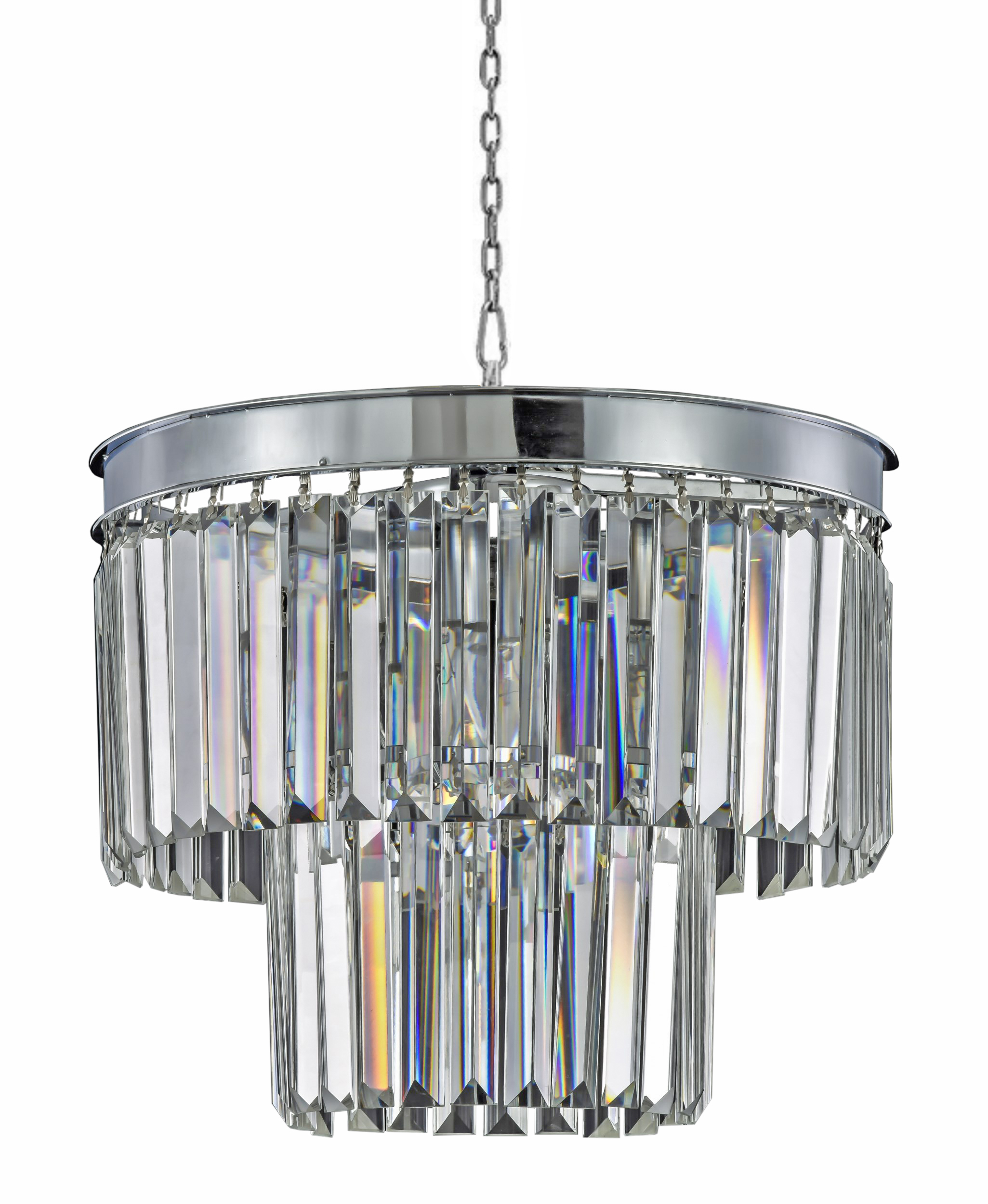 Люстра Odeon 2 Rings Chrome