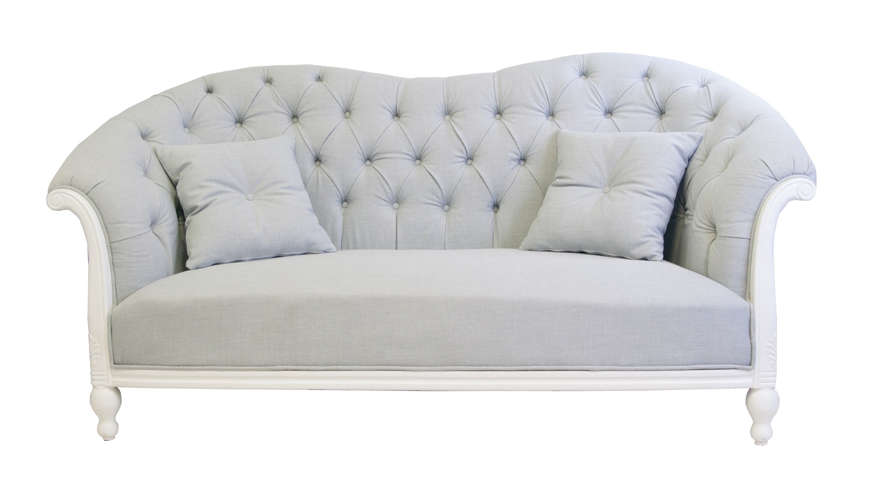 Французский диван для гостиниц Velina цвет синий