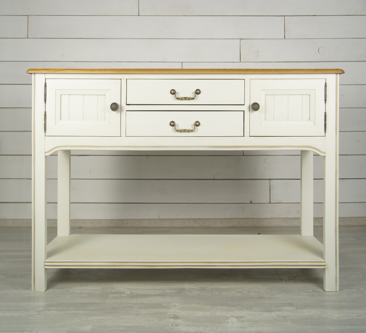 Консоль массив с ящиками "Olivia" в бежевом цвете