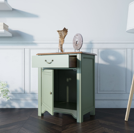 Прикроватная тумба "Olivia" с дверцей арт GA1002