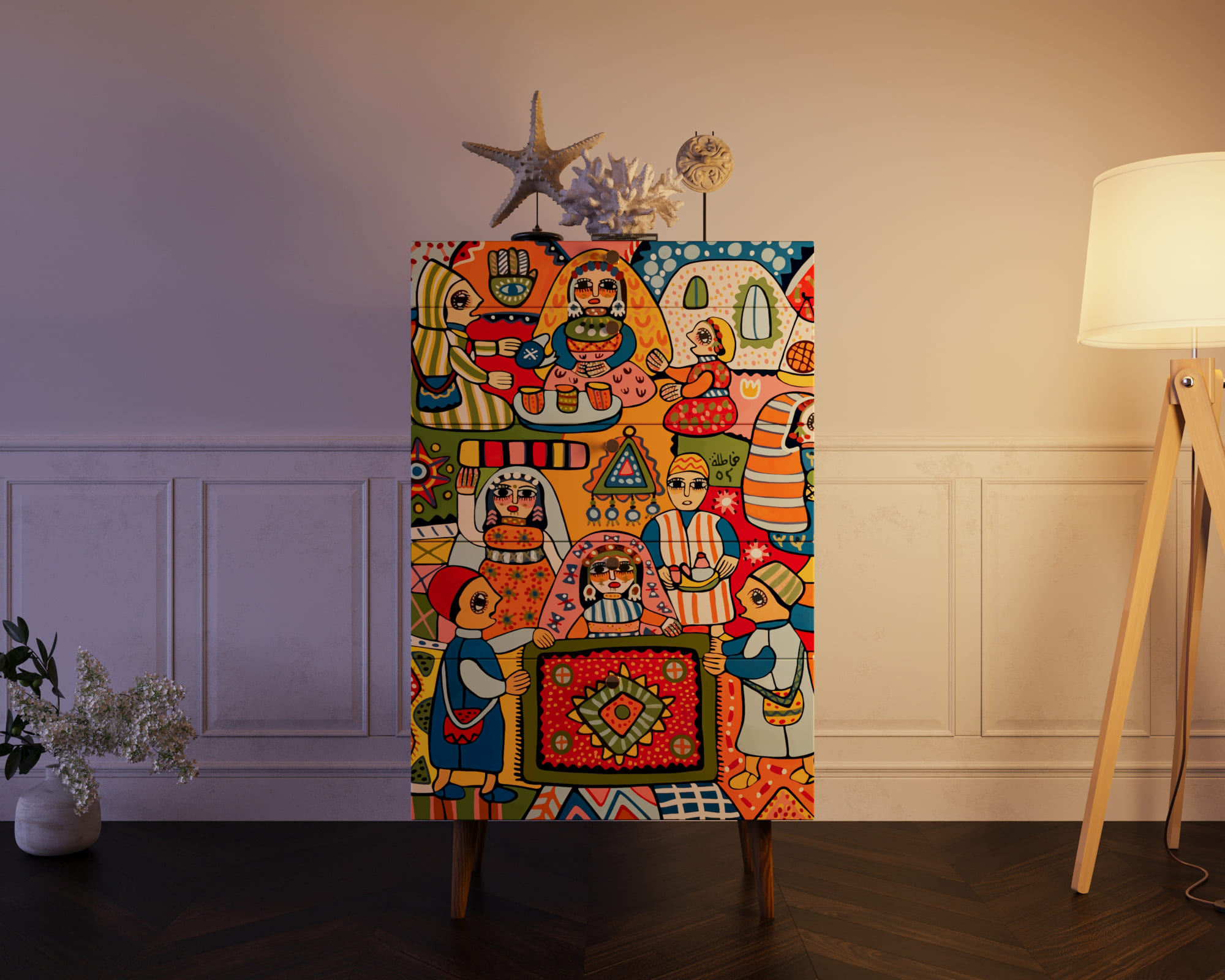 Комод высокий "Berber"