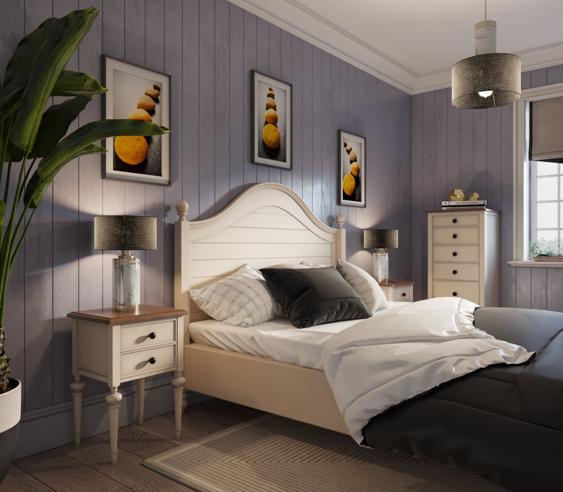 Узкий комод с 6 ящиками "Odri"