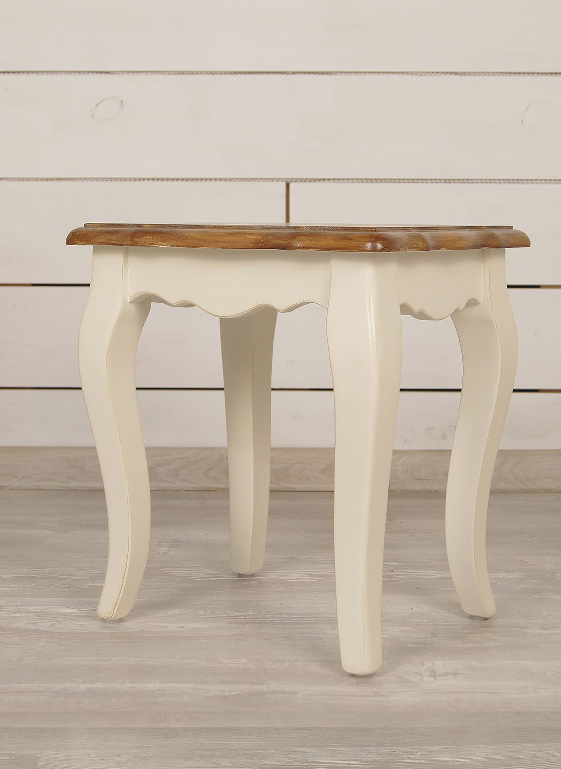 Бежевая консоль массив дерева "Leontina" малая