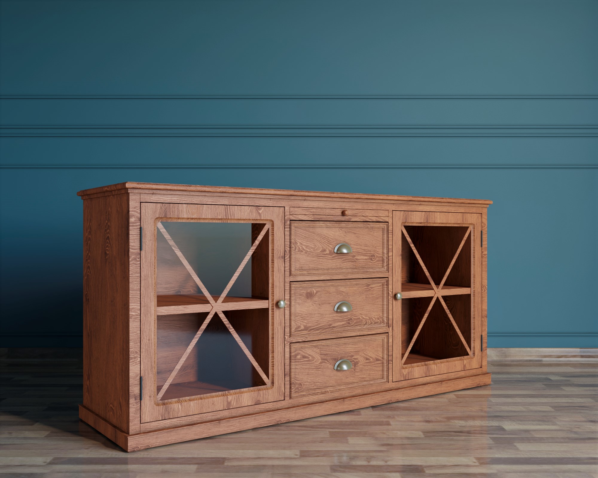 Комод "Palermo natural" с дверками