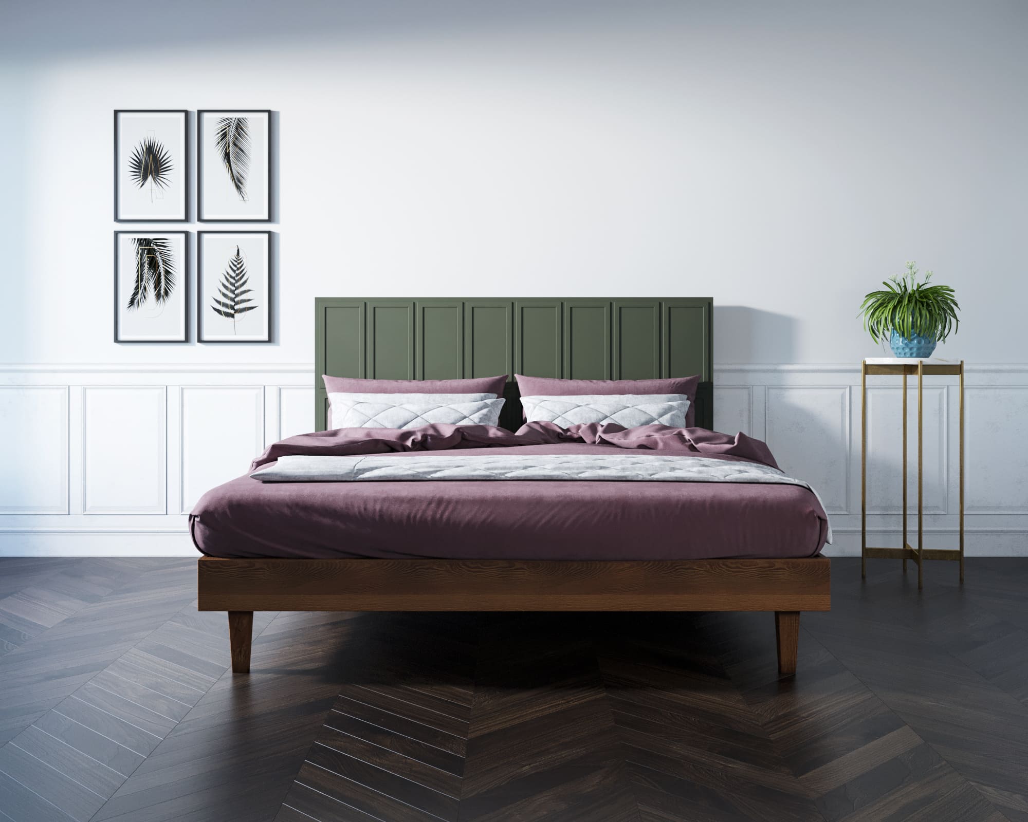 Кровать двуспальная из ясеня "Andersen" 1800х2000