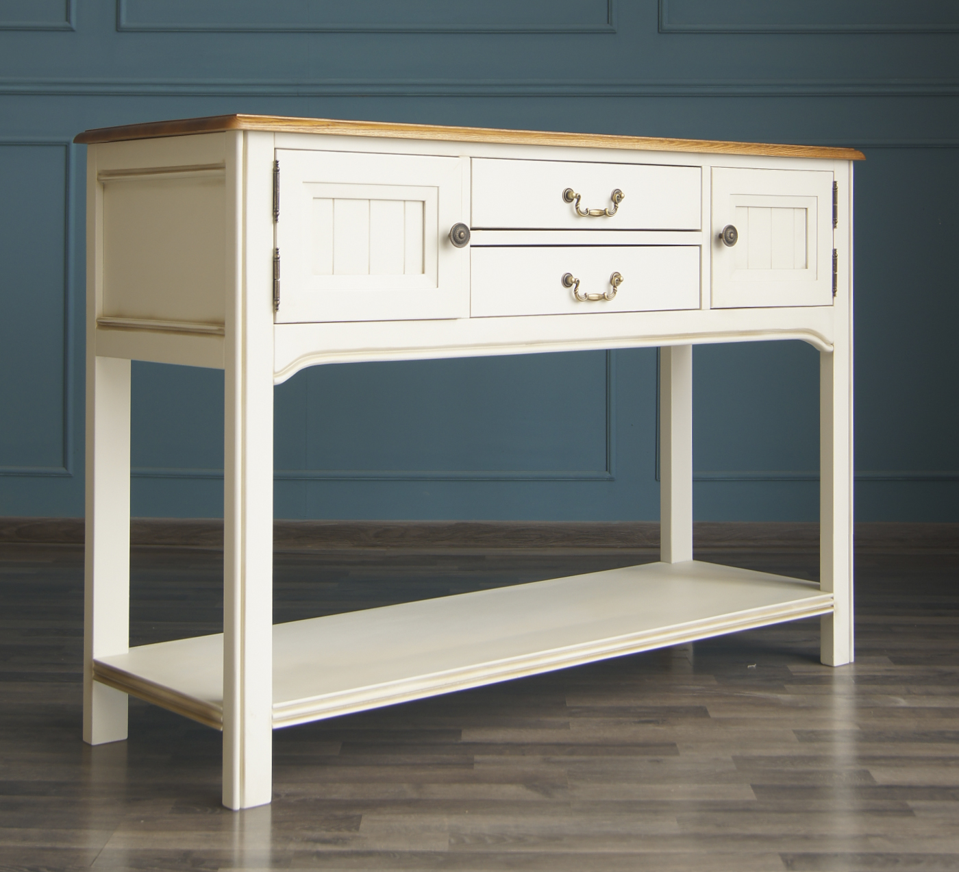 Консоль массив с ящиками "Olivia" в бежевом цвете