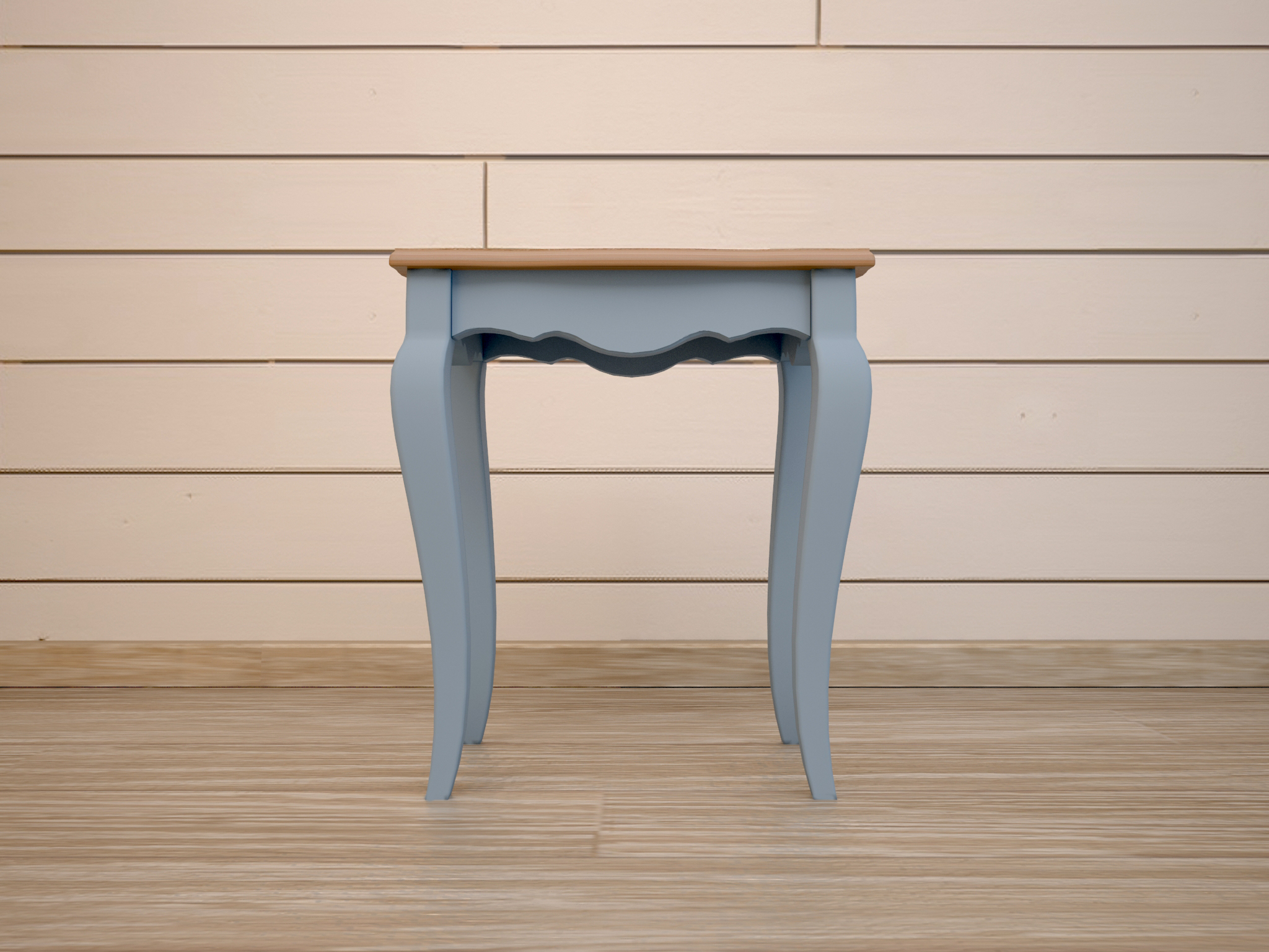 Табурет "Leontina Blue" с твердым сидением