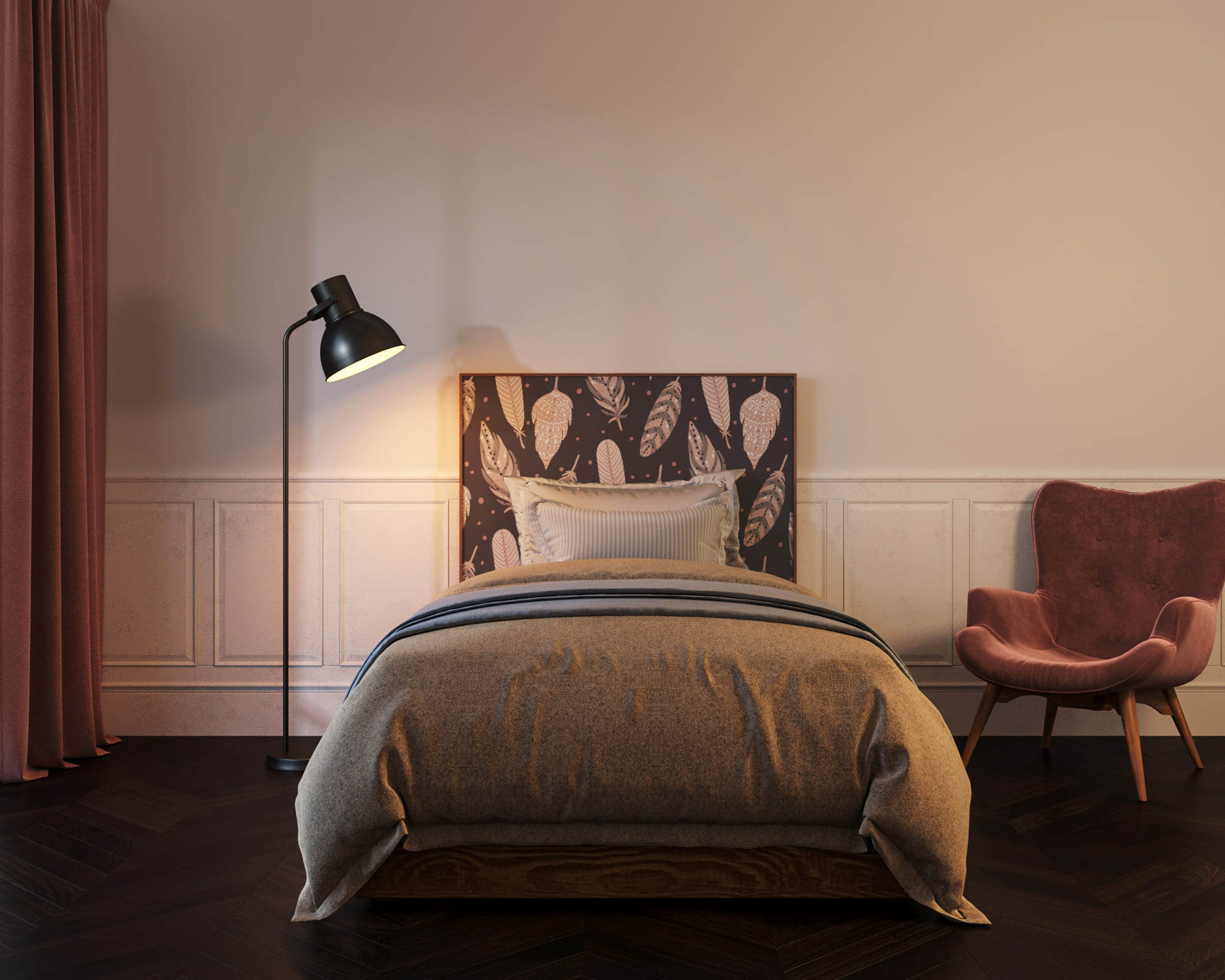 Кровать "Berber" 1200х2000