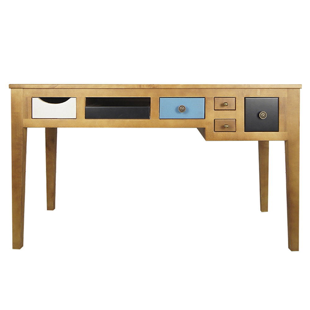 Рабочий стол с 6 ящиками "Aquarelle Birch"