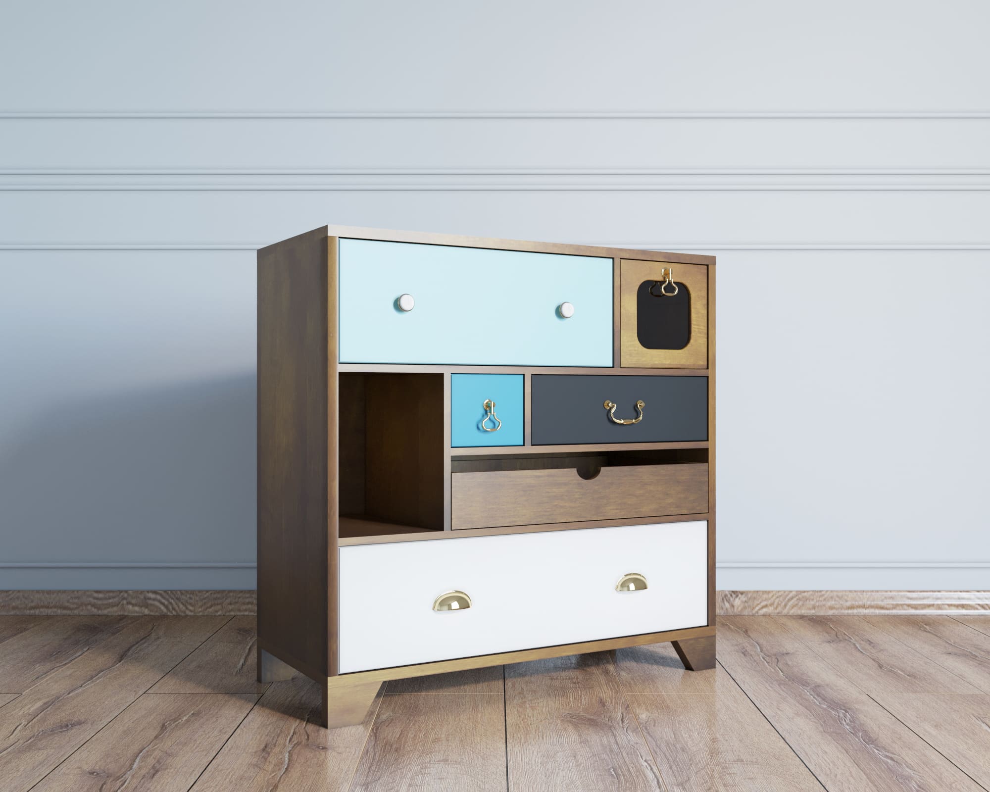 Комод малый «Aquarelle» 6 ящиков