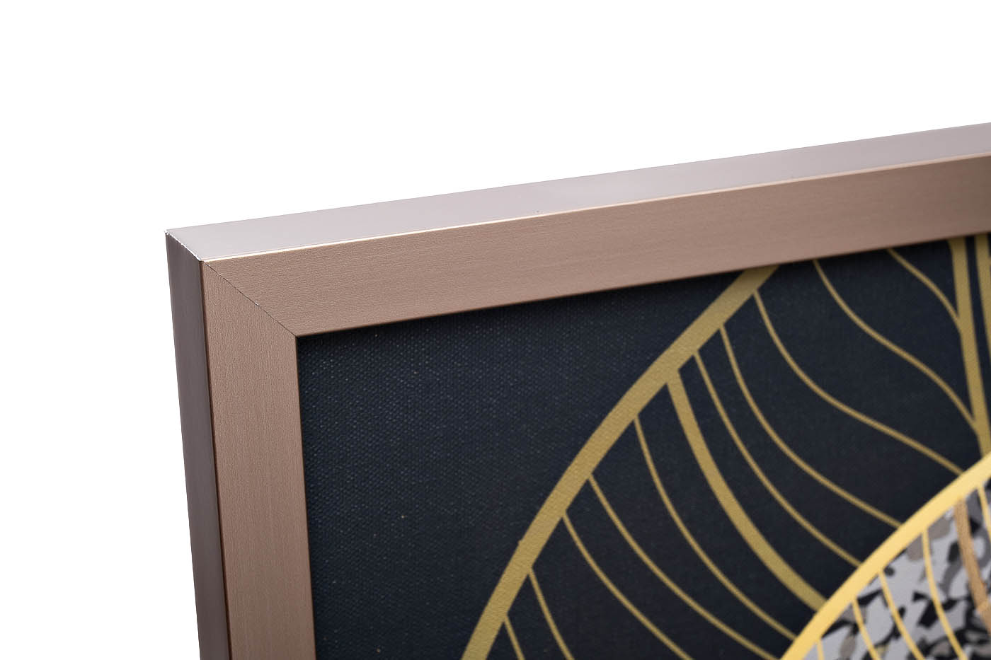 89VOR-GOLDEN LEAVES-1 Холст "Золотые листья-1" 100х70 см, багет( латунь),поталь