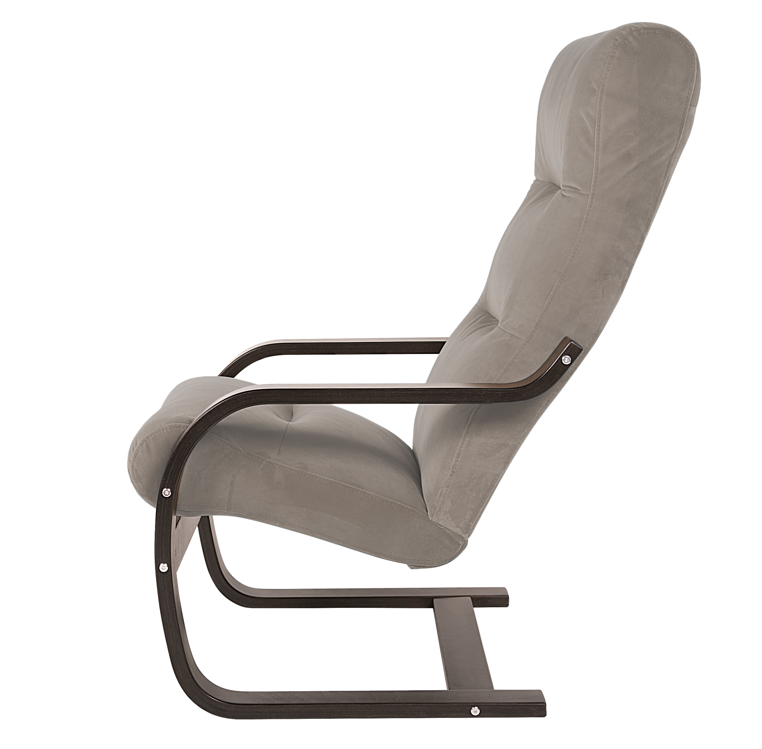 кресло Гарда фреш 04 бежевый каркас Орех