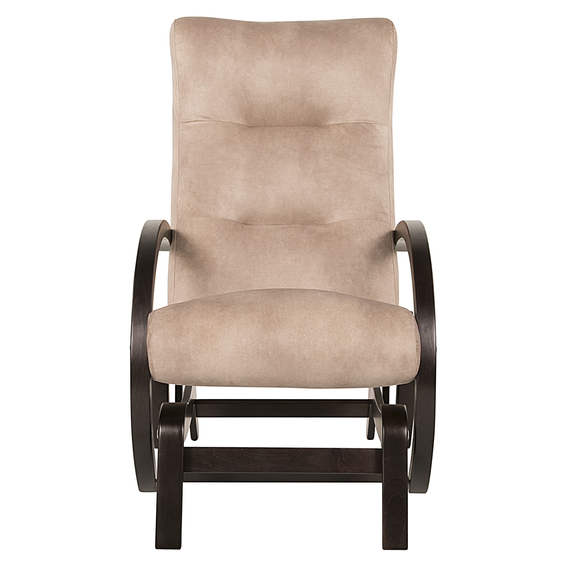 кресло-качалка глайдер Мэтисон Крем-брюле каркас Венге структура