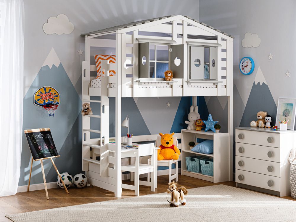 - кровати-домики 