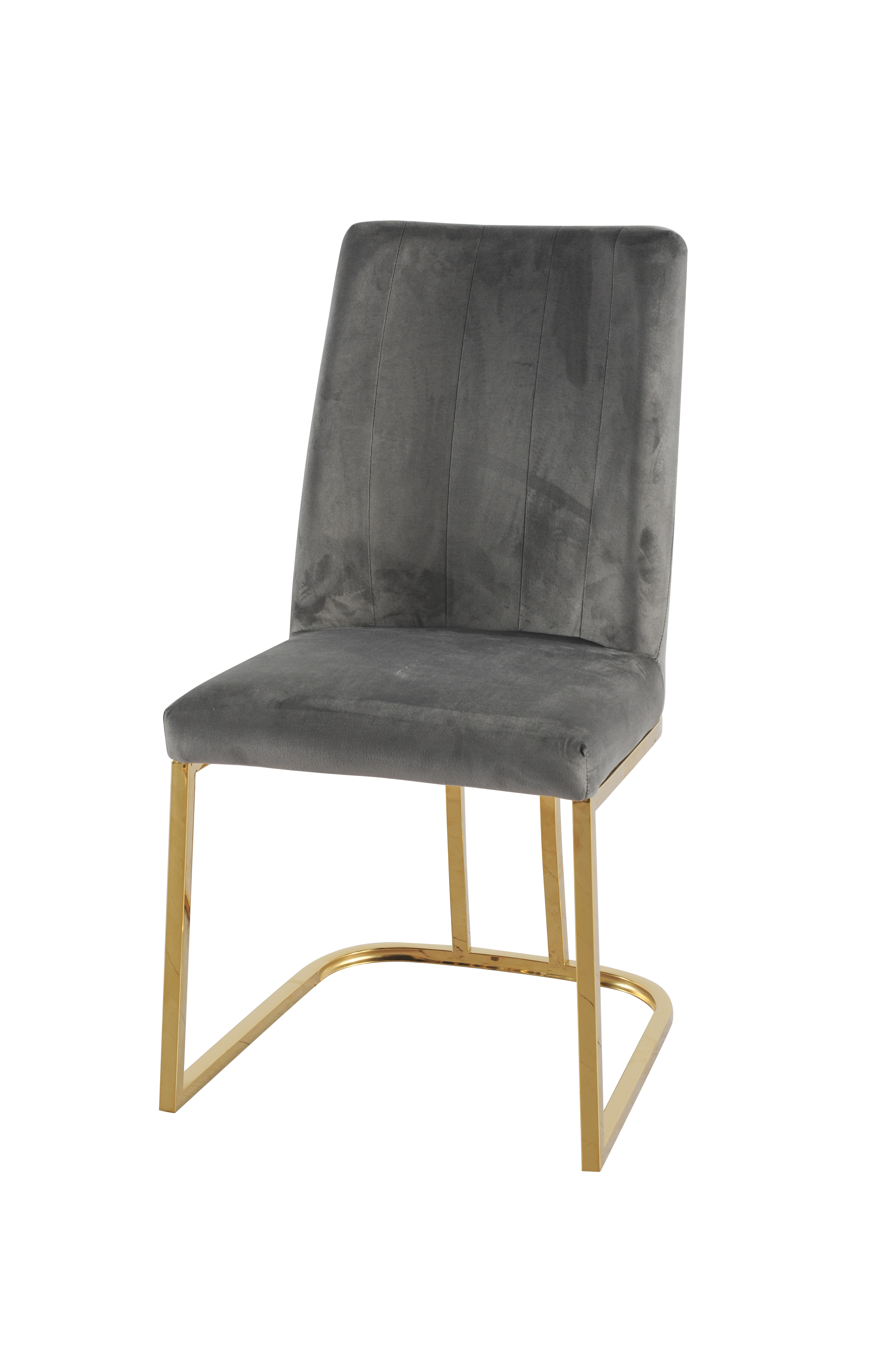 Стул обеденный Пресли DX-2055-1.1, 42х44х92, серый, золото