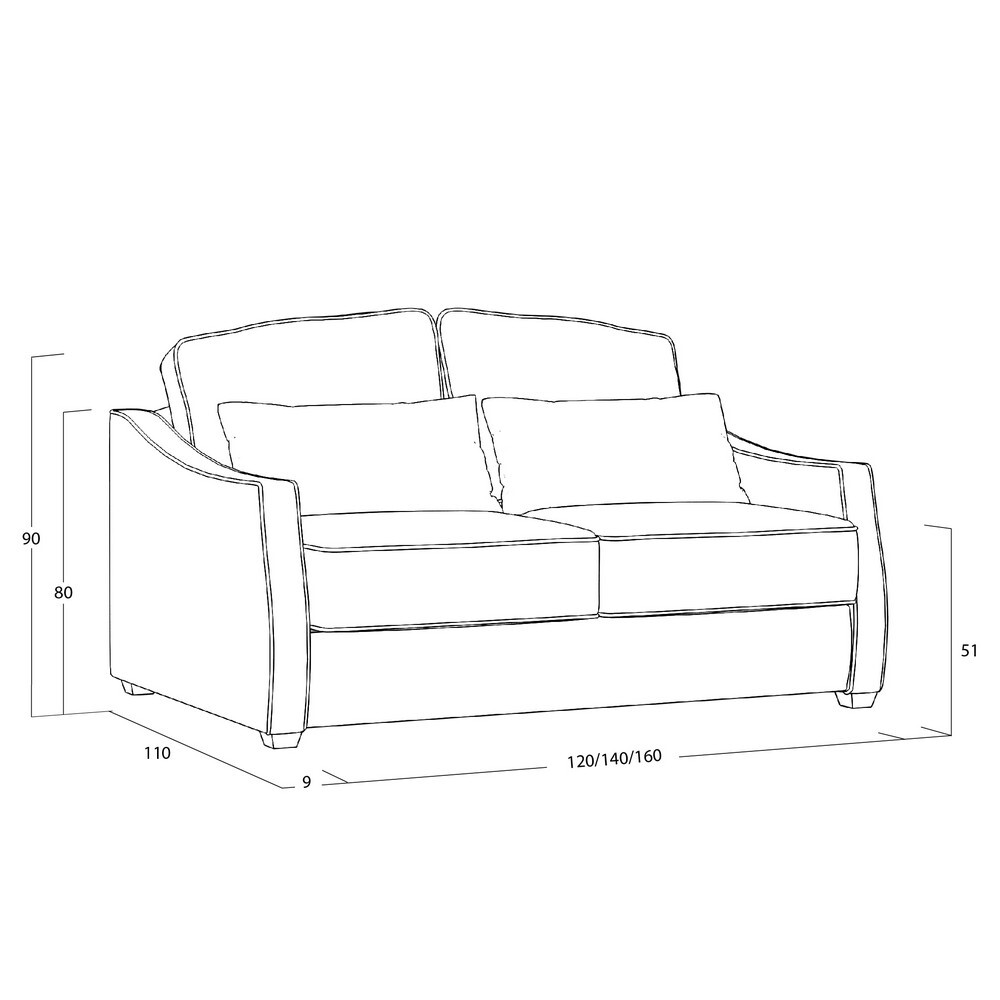 Диван Infante DIf-I-160-K03-KaB06-B05