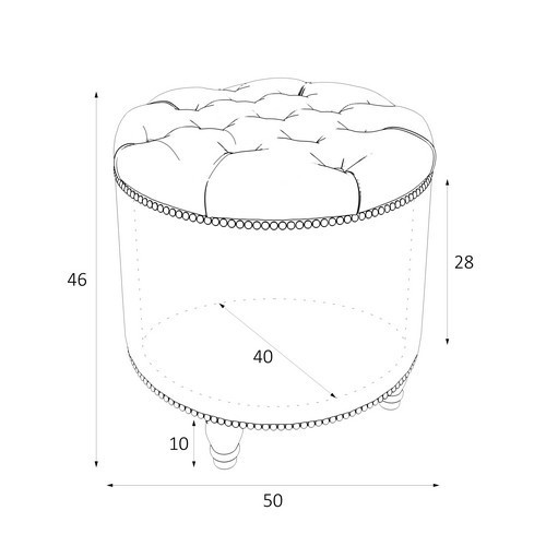 Пуф большой открывающийся 