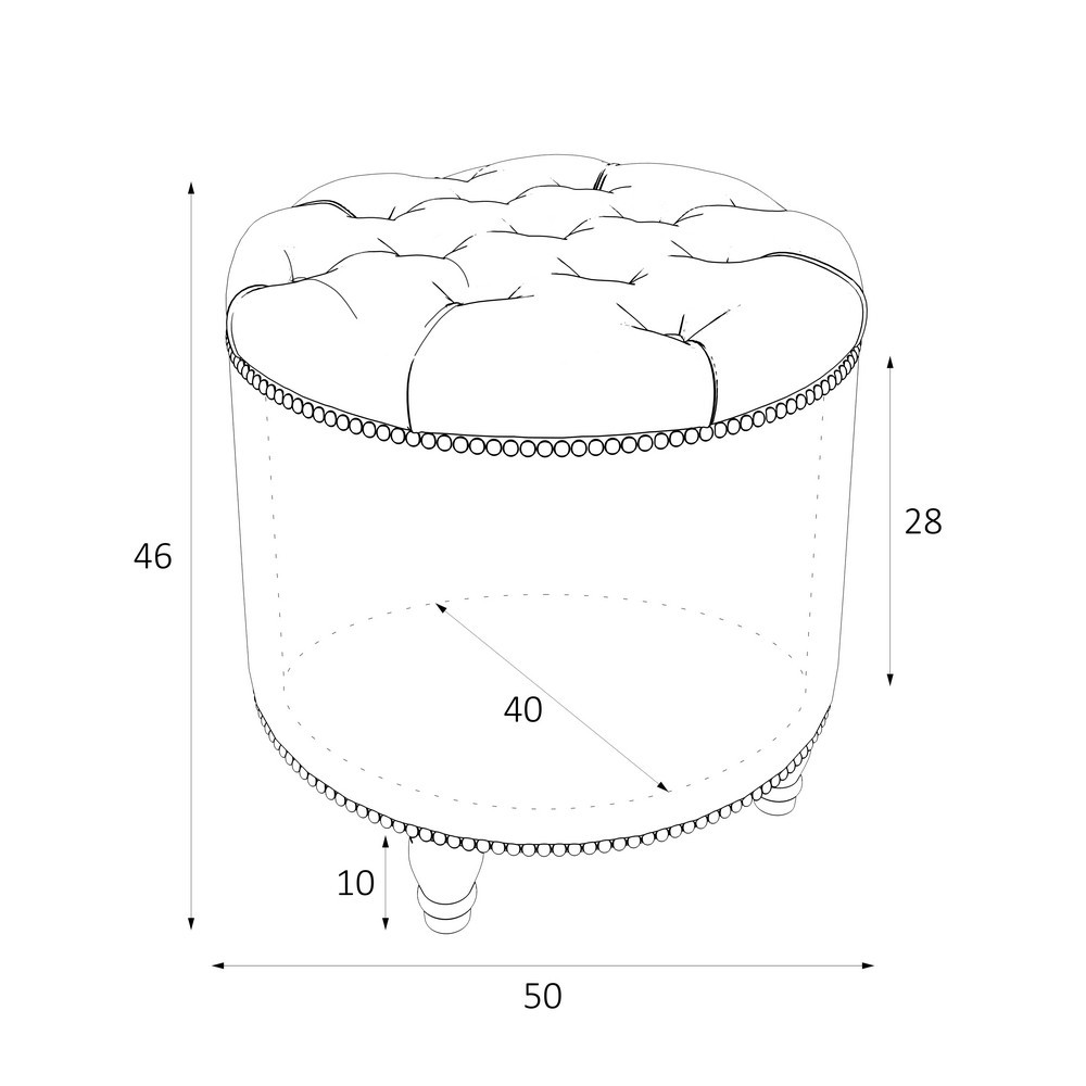 Пуф большой открывающийся 