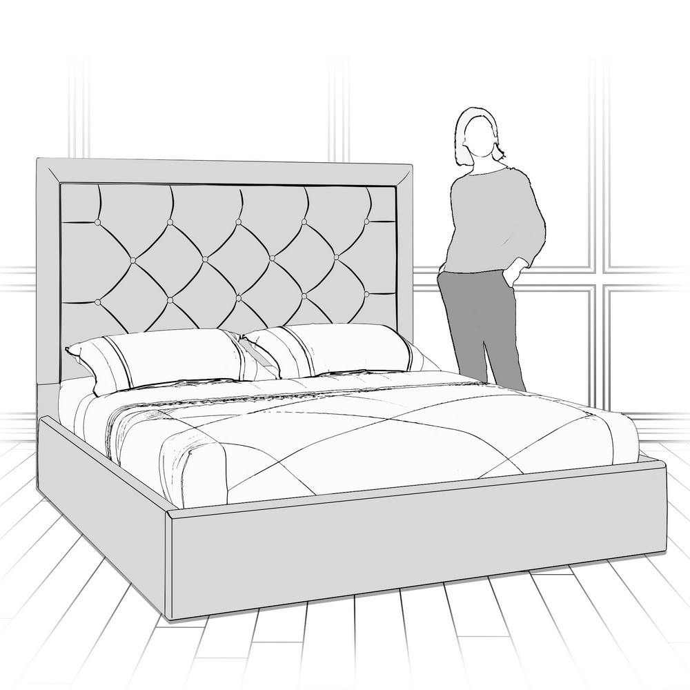 Кровать с подъемным механизмом K20-1800-B12