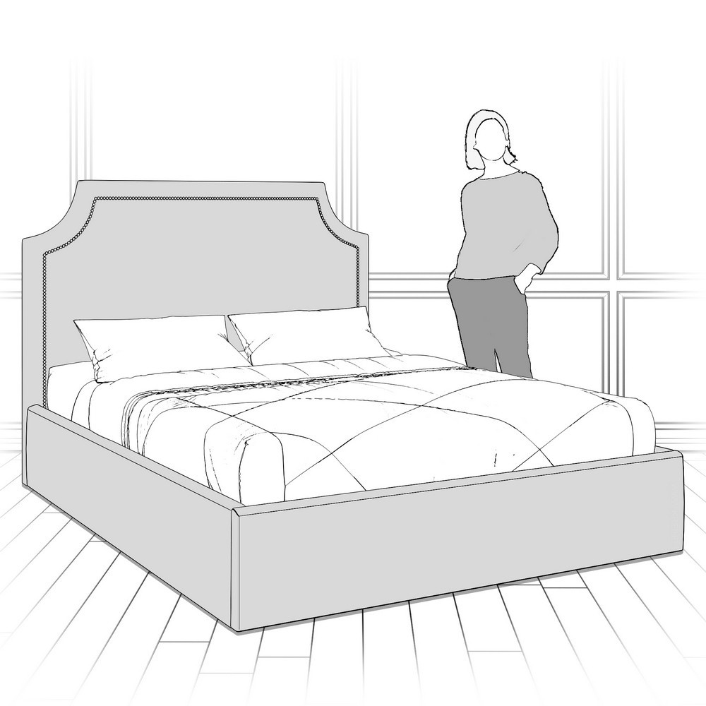 Кровать с подъемным механизмом K09-1400-N-B12