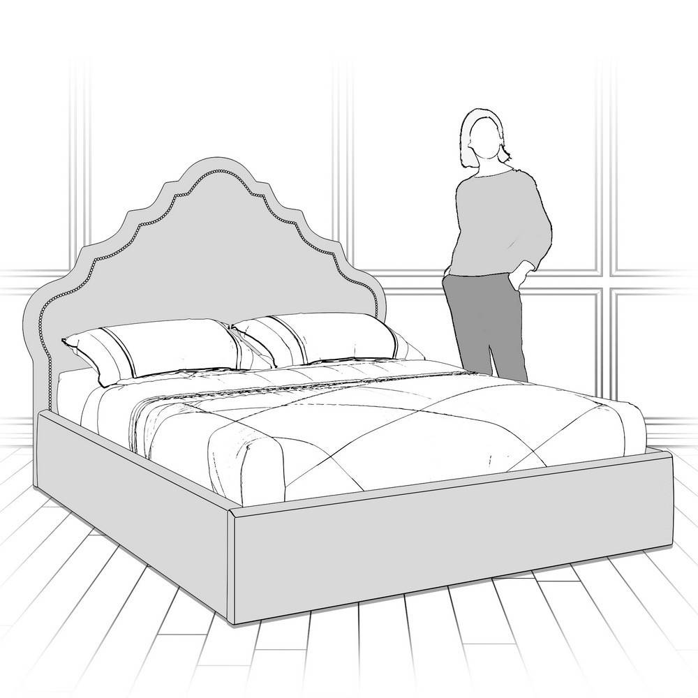 Кровать с подъемным механизмом K08-1400-N-B01