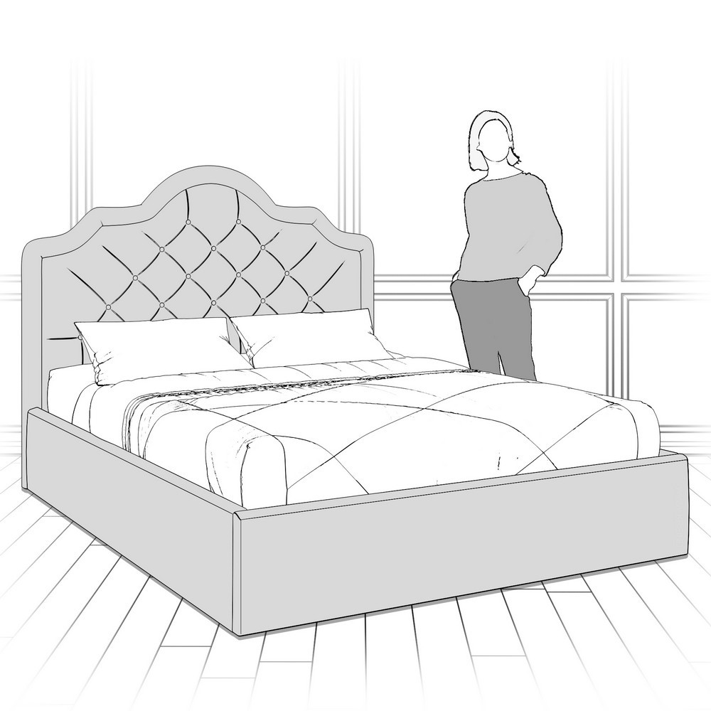 Кровать с подъемным механизмом K05Y-1400-B12