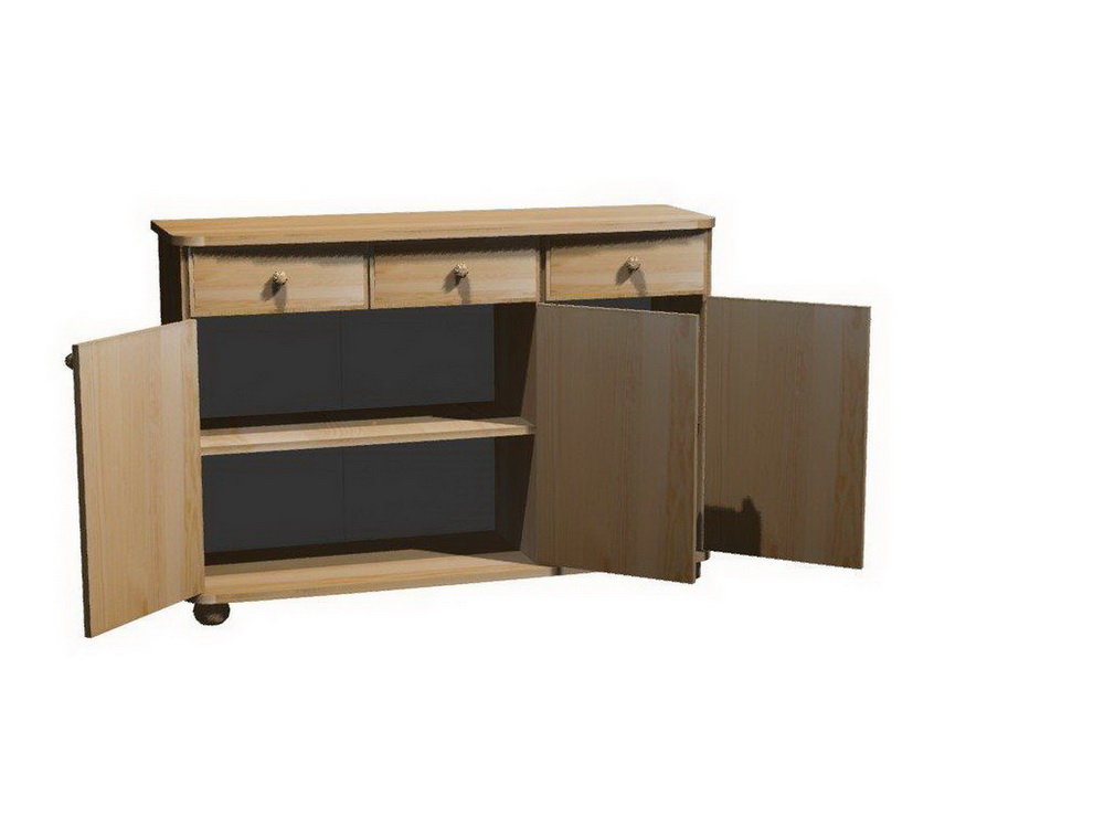 Длинный комод с ящиками Норд 120 (низ буфета Норд 120)