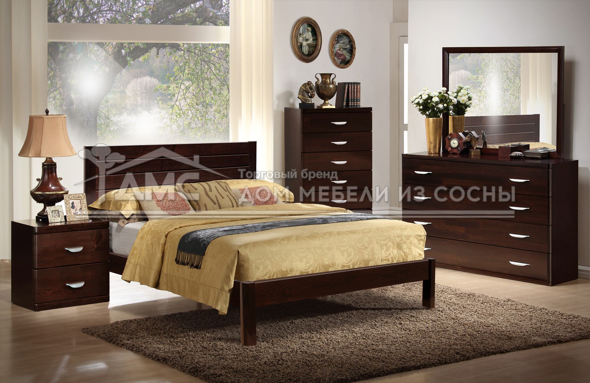 Кровать Готика 1200х2000