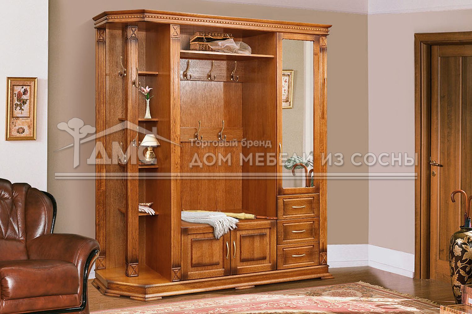 Шкаф для прихожей Флоренция-1