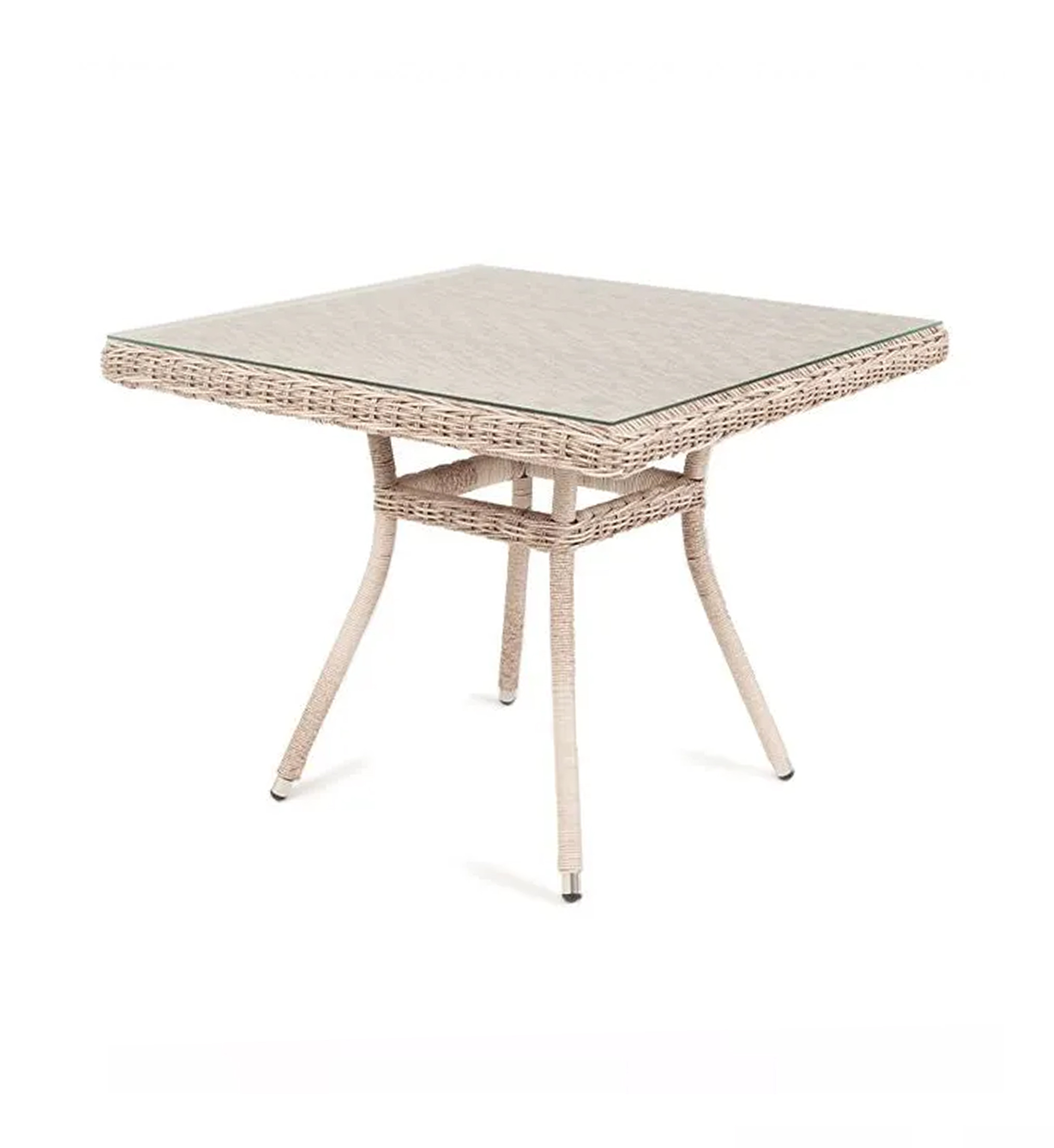 "Арлиш" стол плетеный из искусственного ротанга, цвет бежевый