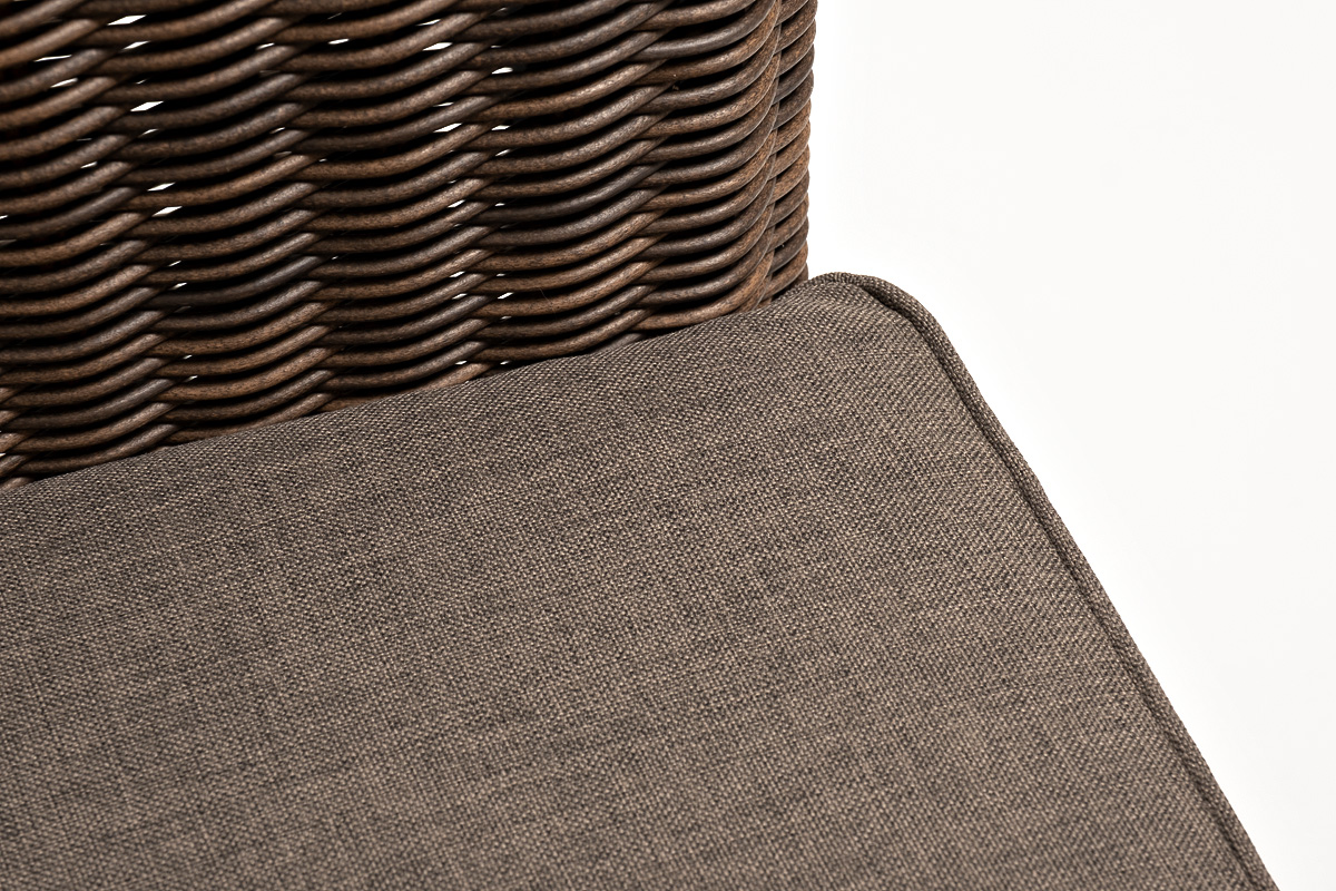 "Боналли" кресло из искусственного ротанга, цвет коричневый