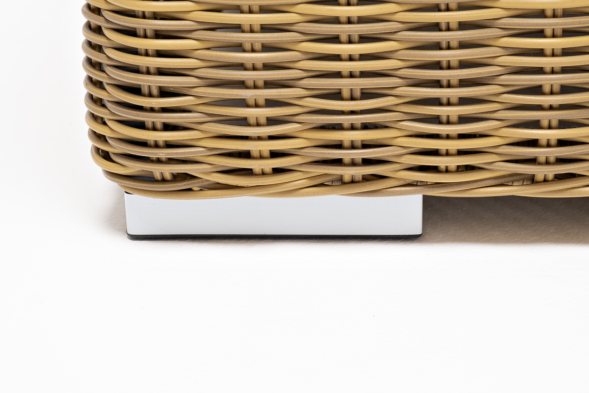 "Боналли" кресло из искусственного ротанга, цвет соломенный