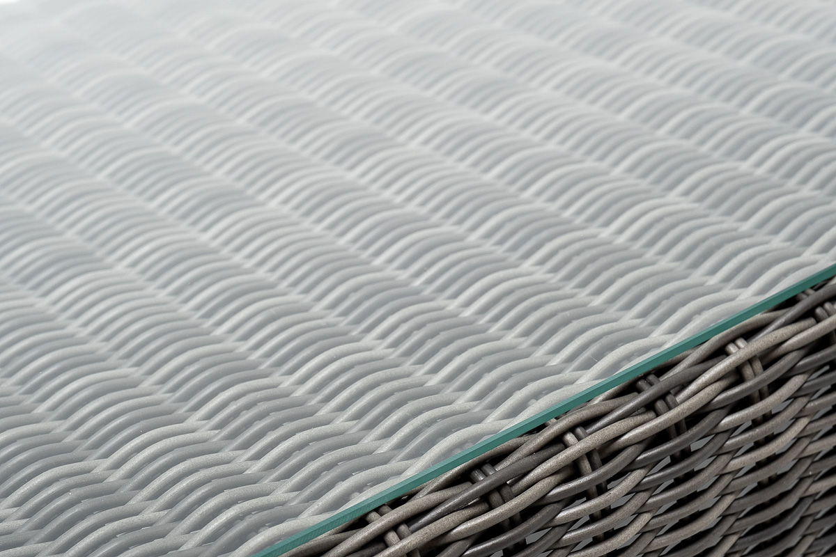 "Боналли" журнальный столик из искусственного ротанга, цвет графит